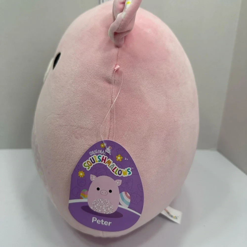 Squillamallow Pink Plush Pig Toy brand new w tags 12”